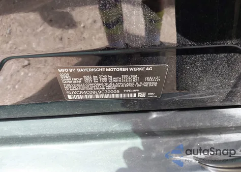 2020 BMW X5 Sdrive40I from USA, damaged, VIN 5UXCR4C08L9C30005